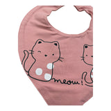 Mayoral Bavetta Tinta Unita con Stampa per Neonata 90944 ROSA MAYORAL 