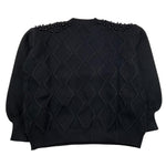 FUN & FUN maglia collo alto tinta unita con applicazioni Nero per Bambina FCJSW00070X NERO FUN & FUN 