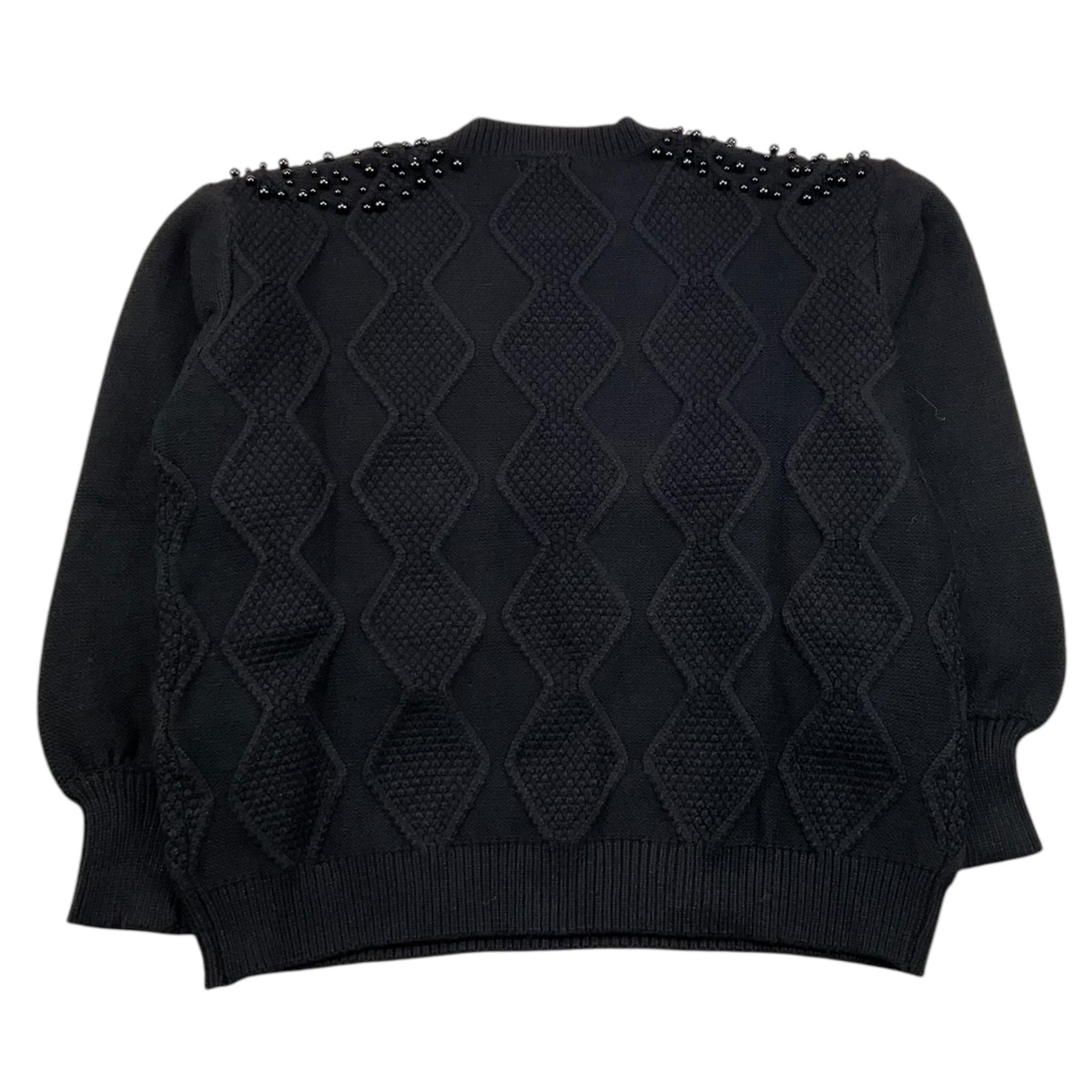 FUN & FUN maglia collo alto tinta unita con applicazioni Nero per Bambina FCJSW00070X NERO FUN & FUN 