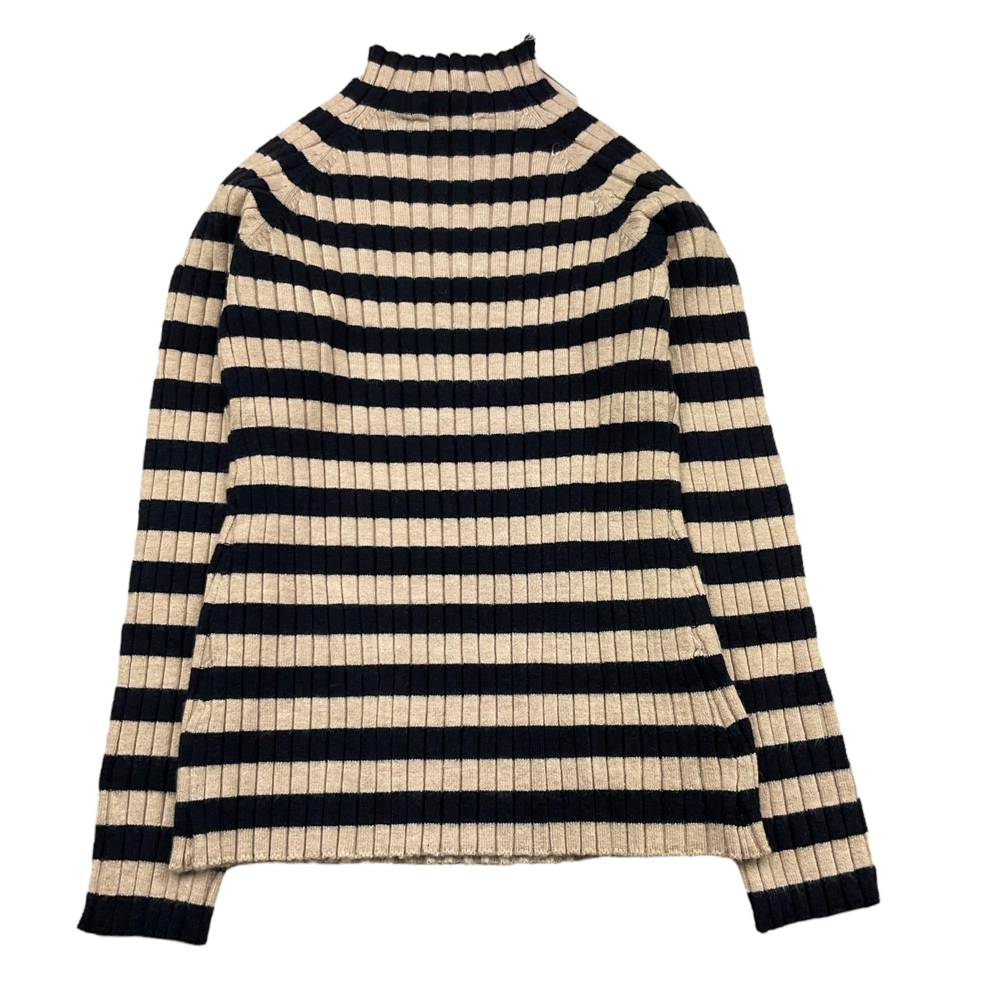 MAYORAL maglia mezzo collo fantasia a righe Blu/beige per Bambino 4062 BLU/BEIGE MAYORAL 