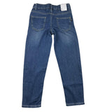 Name.It Blaue Jeans mit verstellbarer Taille und einfarbiger Passform für Jungen