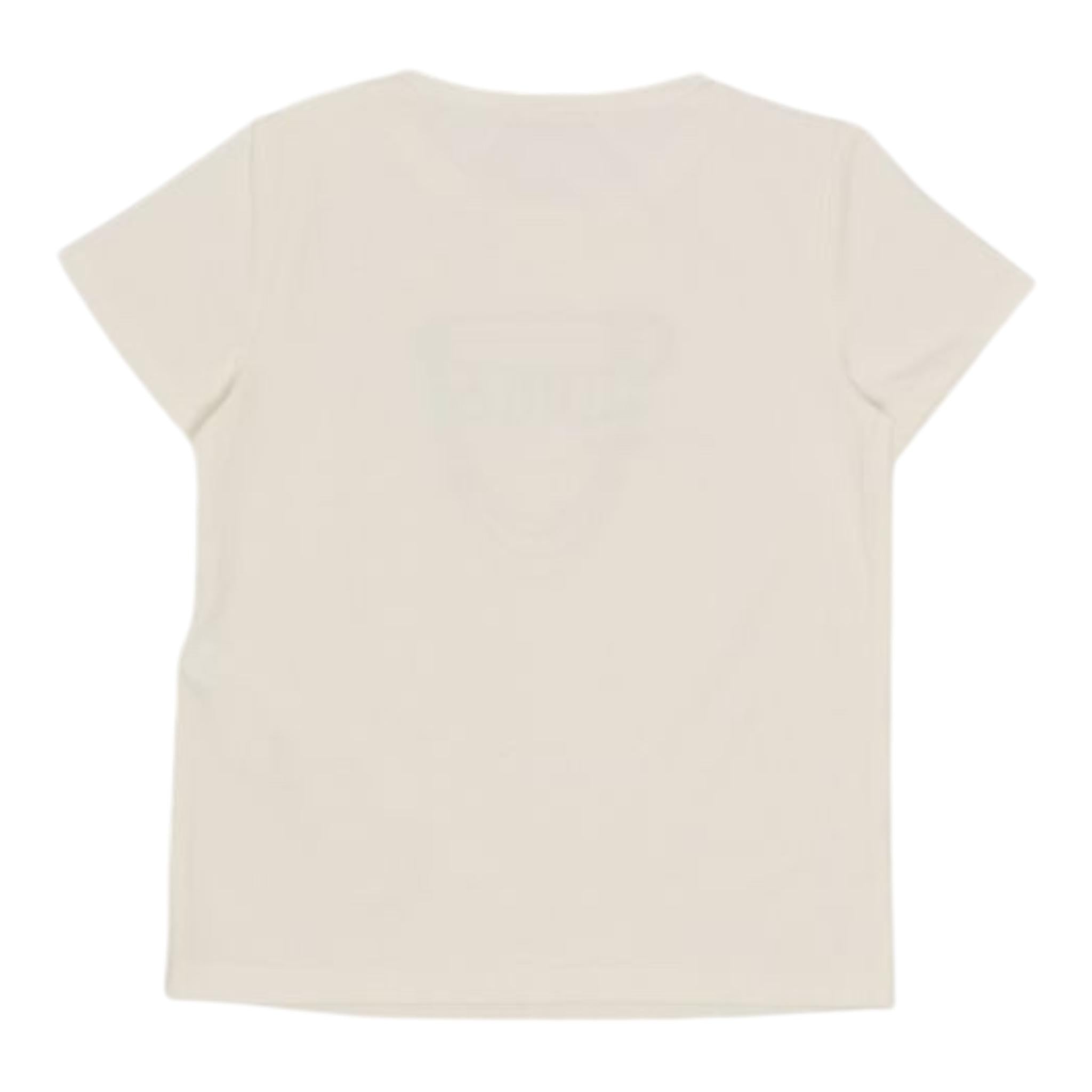 LIU JO t-shirt girocollo tinta unita con stampa  Bianco per Bambina GF4208 BIANCO LIU JO 