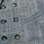 Manuel & Frank Gilet Tinta Unita con Fantasia per Bambino MF5020B AZZURRO MANUEL & FRANK 