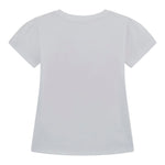 Guess T-Shirt Girocollo Tinta Unita con Stampa per Neonata K5GI01K6YW4N BIANCO GUESS 