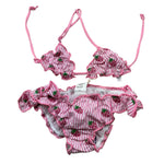 Saint Barth Costume 2 Pezzi Triangolo-Slip Tinta Unita Fantasia  per Neonata CRIS003X ROSA SAINT BARTH 