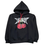 DO NOT CONFORM felpa chiusa con cappuccio tinta unita con stampa ciliegie Nero per Bambino FE027 NERO DO NOT CONFORM 