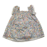 Losan Einfarbiges ärmelloses Kleid mit weißem Musterdruck für Baby Mädchen