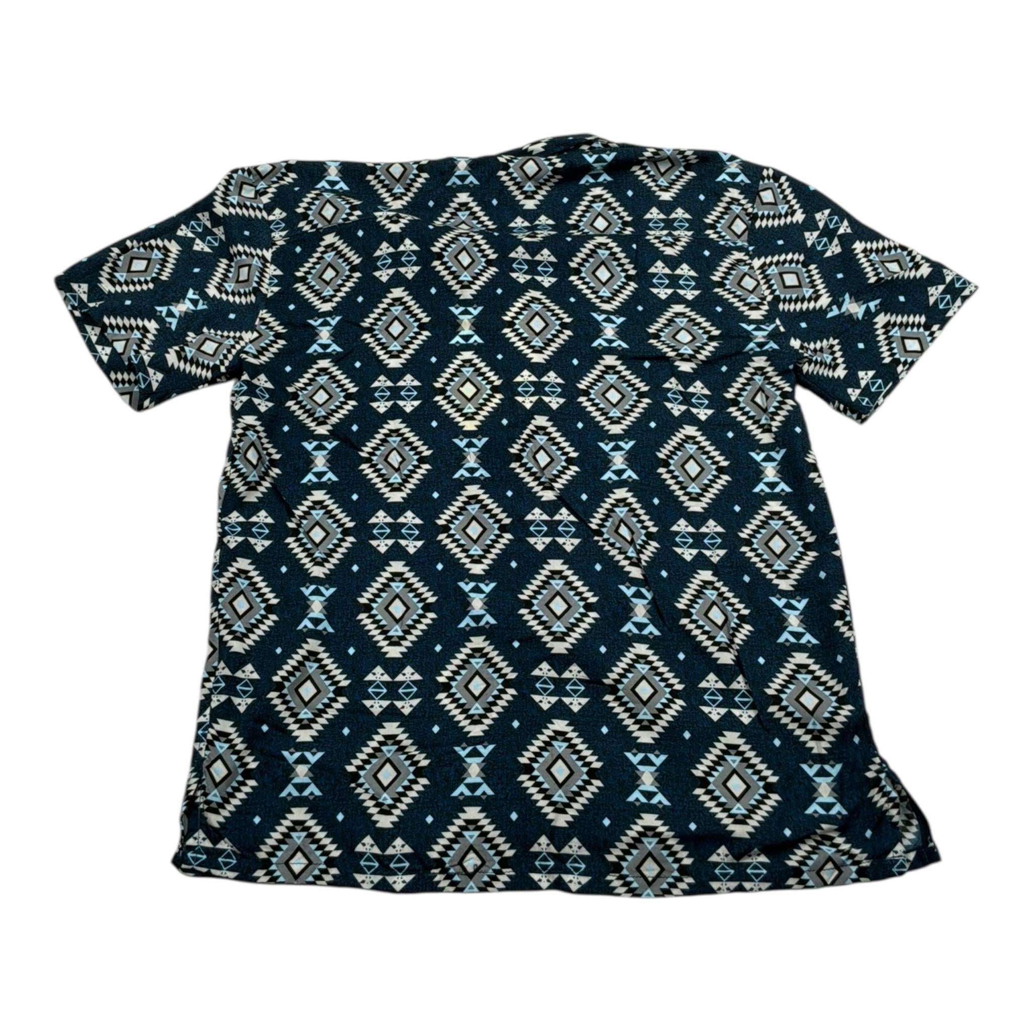 F**K Camicia Tinta Unita Mezza Manica con Fantasia per Bambino FJ25J02CA60X05 BLU F**K 