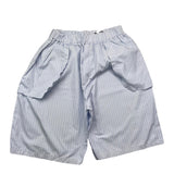 Brian Rush Einfarbige Bermudashorts mit elastischer Taille Hellblau für Jungen