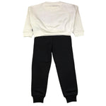 JOHN RICHMOND completo 2 pezzi felpa-pantalone bicolore Bianco/nero per Bambina RGA24125CF BIANCO/NERO JOHN RICHMOND 