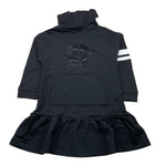 MONNALISA abito manica lunga tinta unita con cappuccio Nero per Bambina 178900R1 NERO MONNALISA 