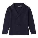SARABANDA cardigan tinta unita doppio petto Blu per Bambino 0A106 BLU SARABANDA 