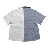 Patriot Camicia Mezza Manica Fantasia A Righe Bianco/Blu per Bambino 00814J BIANCO/BLU PATRIOT 