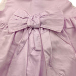 Little Bear Abito Giromanica Tinta Unita con Fiocco per Bambina 8200 GLICINE LITTLE BEAR 