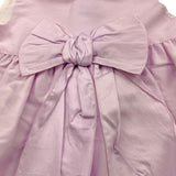 Little Bear Abito Giromanica Tinta Unita con Fiocco per Bambina 8200 GLICINE LITTLE BEAR 