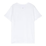 Dou Dou T-Shirt Rundhals Einfarbig Ocn Kontrastdruck Weiß Für Jungen