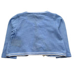 Trussardi Coprispalle Tinta Unita con Logo per Neonata TIP26126CD AZZURRO TRUSSARDI 