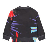 DSQUARED2 felpa chiusa girocollo stampa fantasia Nero per Neonato DQ2543 NERO DSQUARED2 