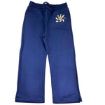 Moschino Pantalone Tinta Unita con Stampa per Bambina HDP06Z BLU MOSCHINO 