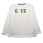 GUESS shirt girocollo tinta unita con logo Bianco per Bambino L4BI29I3Z14 BIANCO GUESS 