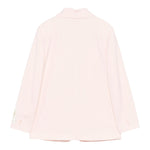 Elisabetta Franchi Giacca Tinta Unita con Logo per Bambina EFGC064 ROSA ELISABETTA FRANCHI 