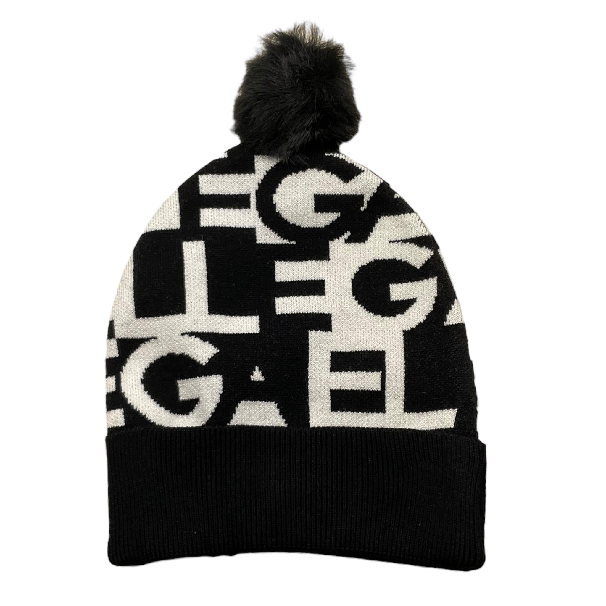 GAELLE cappello tinta unita con loghi in contrasto Nero per Bambina 2741CAP00504 NERO GAELLE 