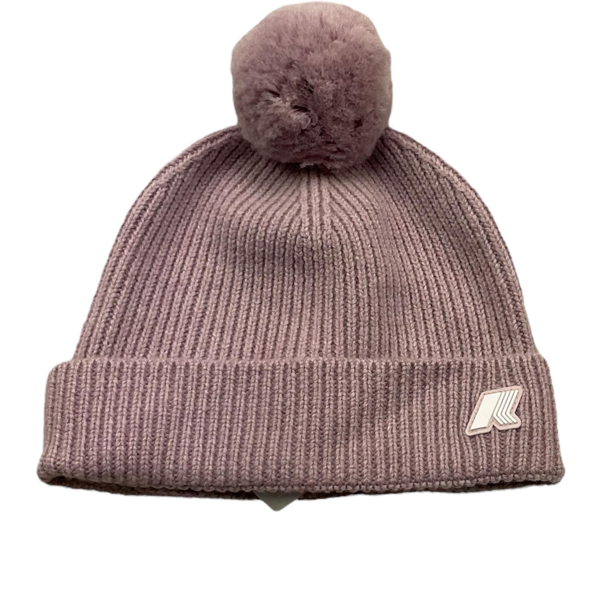 K-WAY cappello tinta unita con pon pon Lilla per Bambina K1151QW LILLA K-WAY 