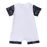 Minibanda Pagliaccetto Mezza Manica Tinta Unita per Neonato 3B686 BIANCO MINIBANDA 