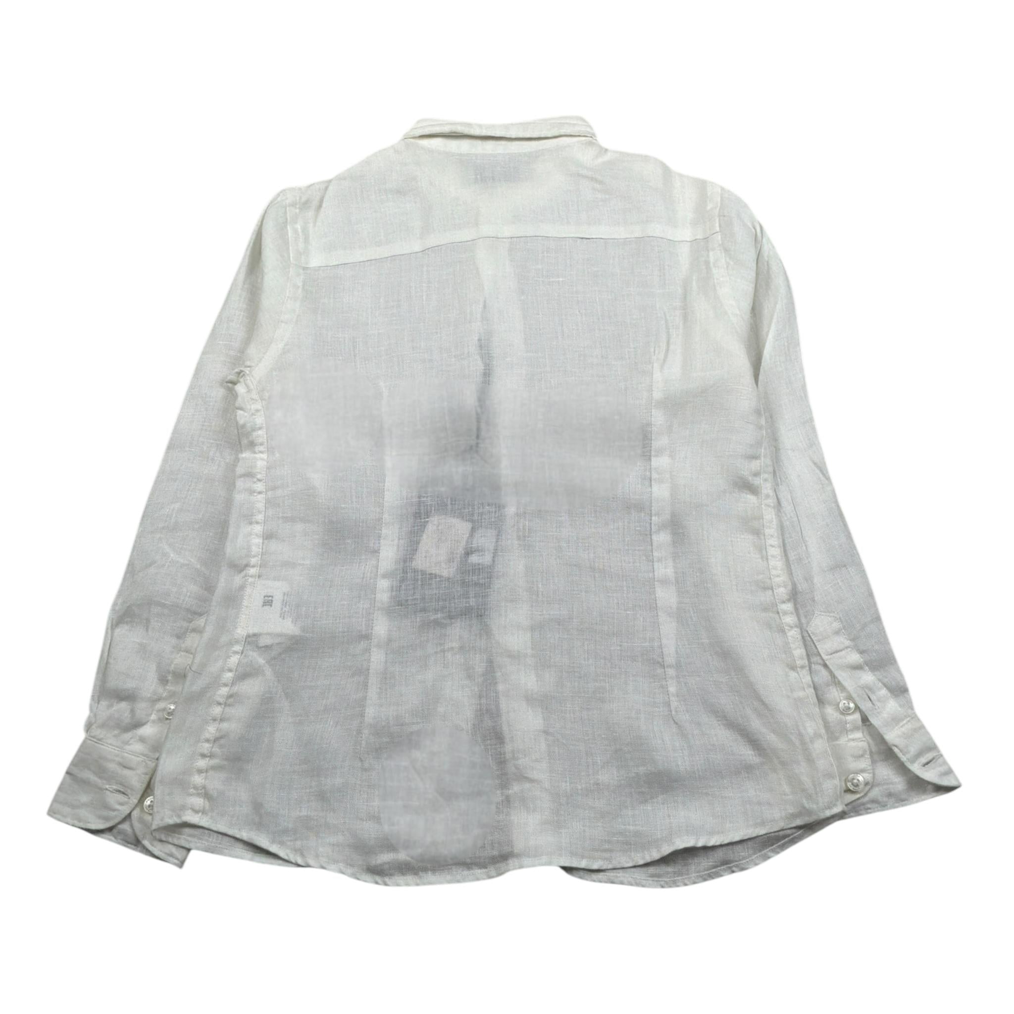 Paolo Pecora Camicia Manica Lunga tinta unita Panna per Bambino PP3017 PANNA PAOLO PECORA 