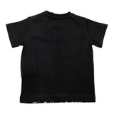 Iceberg T-Shirt Rundhals Einfarbig mit Kontrastdruck Schwarz für Neugeborene