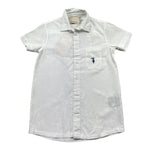 Trussardi Camicia Mezza Manica Tinta Unita con Taschino per Bambino TBP26007CA BIANCO TRUSSARDI 