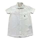 Trussardi Camicia Mezza Manica Tinta Unita con Taschino per Bambino TBP26007CA BIANCO TRUSSARDI 