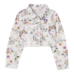 Liu Jo Giubbino Tinta Unita Stampa Fantasia Floreale per Bambina KA5059JX BIANCO LIU JO 