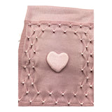 BABY LORD coperta tinta unita con ricami Rosa per Neonata 134 ROSA BABY LORD 