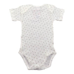 Babyvip Body Tinta Unita con Microfantasia per Neonata J1694 PANNA BABYVIP 