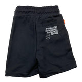 Suns Bermuda aus Tigerfleece, einfarbig mit schwarzem Kontrastdruck für Jungen