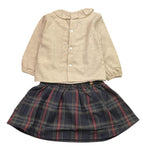 CALAMARO completo 2pz camicia-gonna Beige per Neonata 22073 BEIGE CALAMARO 