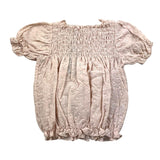 Bamboom+Babies Einfarbiges, halblanges, durchbrochenes rosa Kleid für Babymädchen