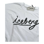 Iceberg T-Shirt Girocollo Tinta Unita con Stampa per Bambina TSICE5159JX BIANCO ICEBERG 