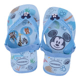 Havaianas Flip-Flops, einfarbig, mit Mickey-Mouse-Muster, blau, für Neugeborene