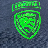 Blauer Polo Mezza Manica Tinta Unita con Stampa per Neonato 24SBLKT02244N BLU BLAUER 