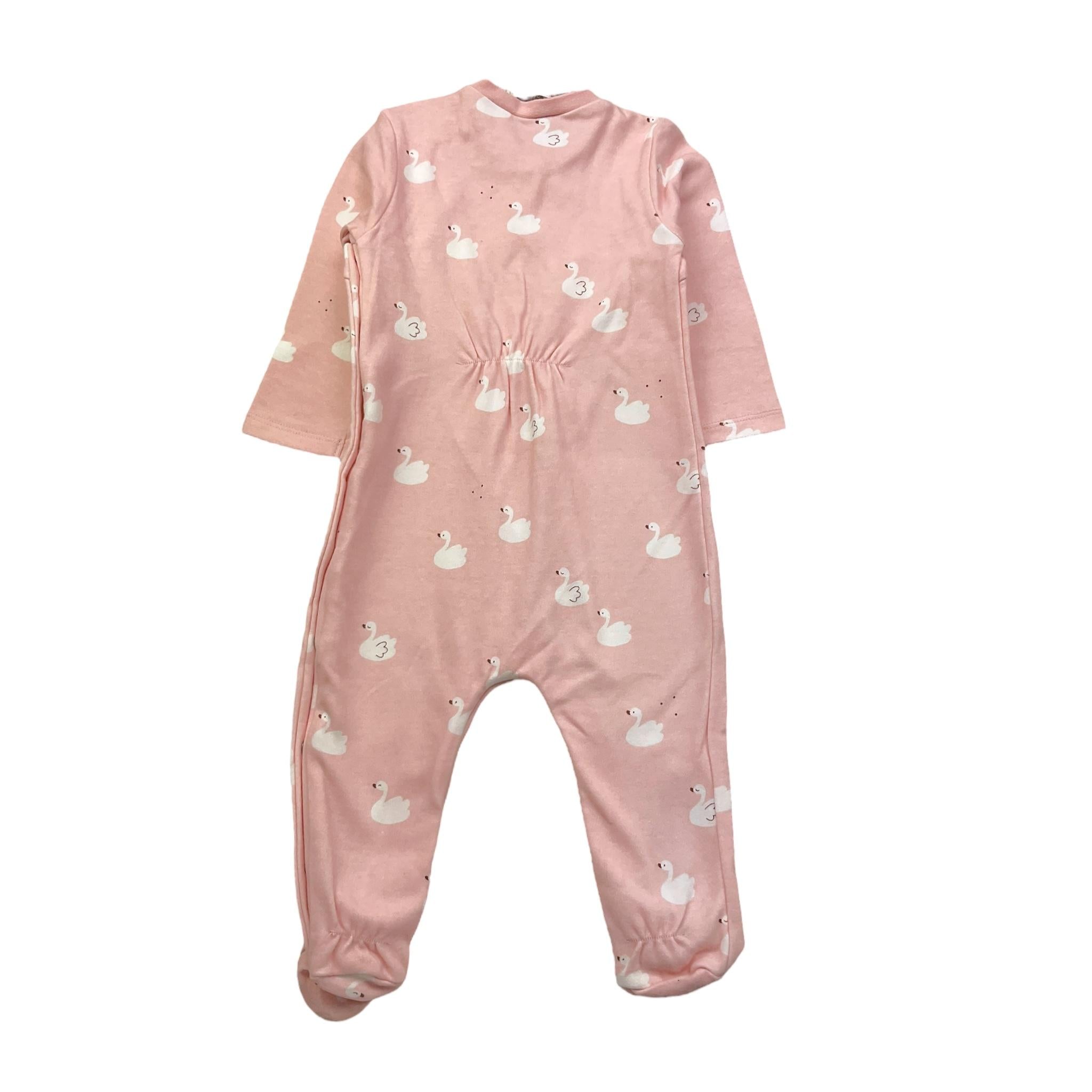 MAYORAL tutina tinta unita con stampa Rosa per Neonata 26099 ROSA MAYORAL 