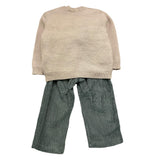 BARCELLINO completo 3 pezi maglia-pantalone-camicia Beige per Neonato 1154077 BEIGE BARCELLINO 