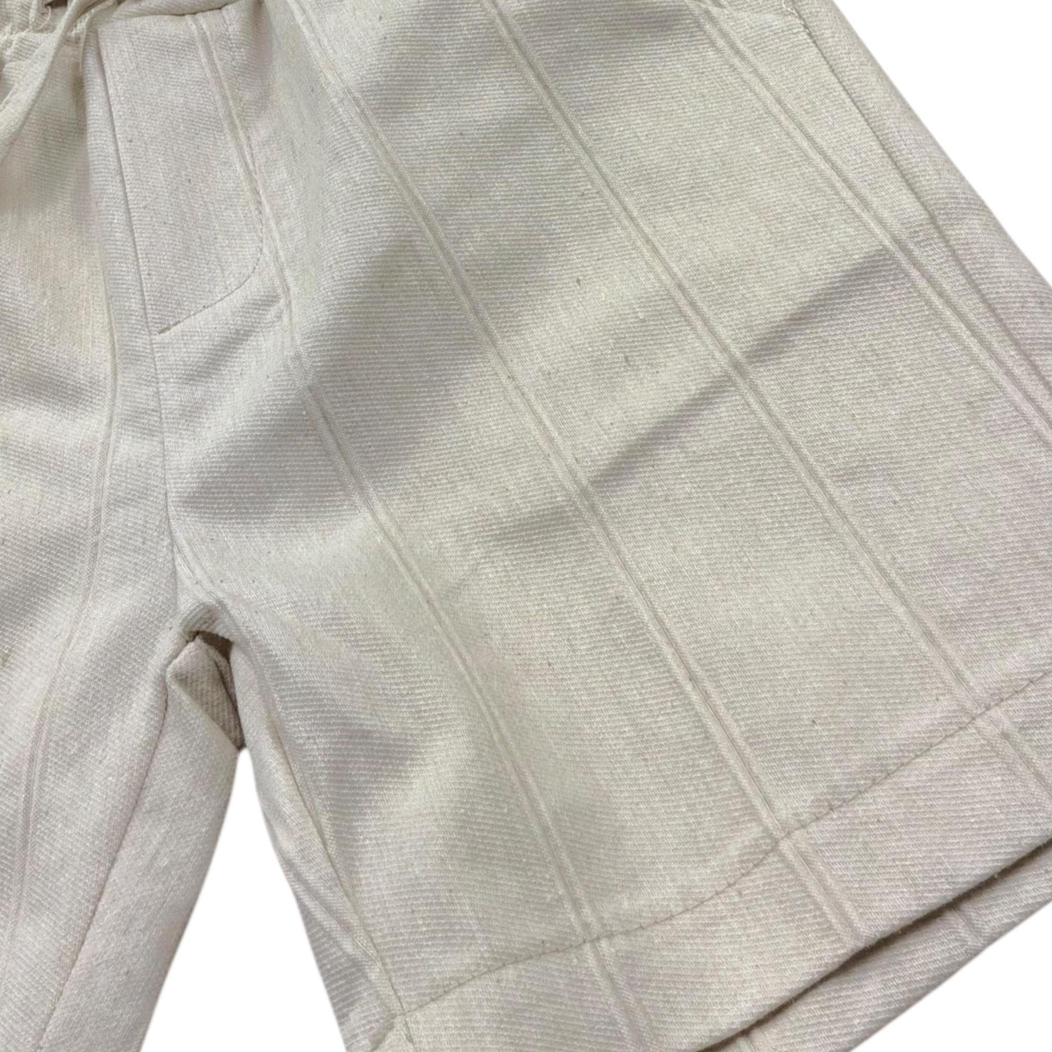 Le Bebe' Bermuda Tinta Unita con Elastico In Vita per Neonato LBB5404 BEIGE LE BEBE' 
