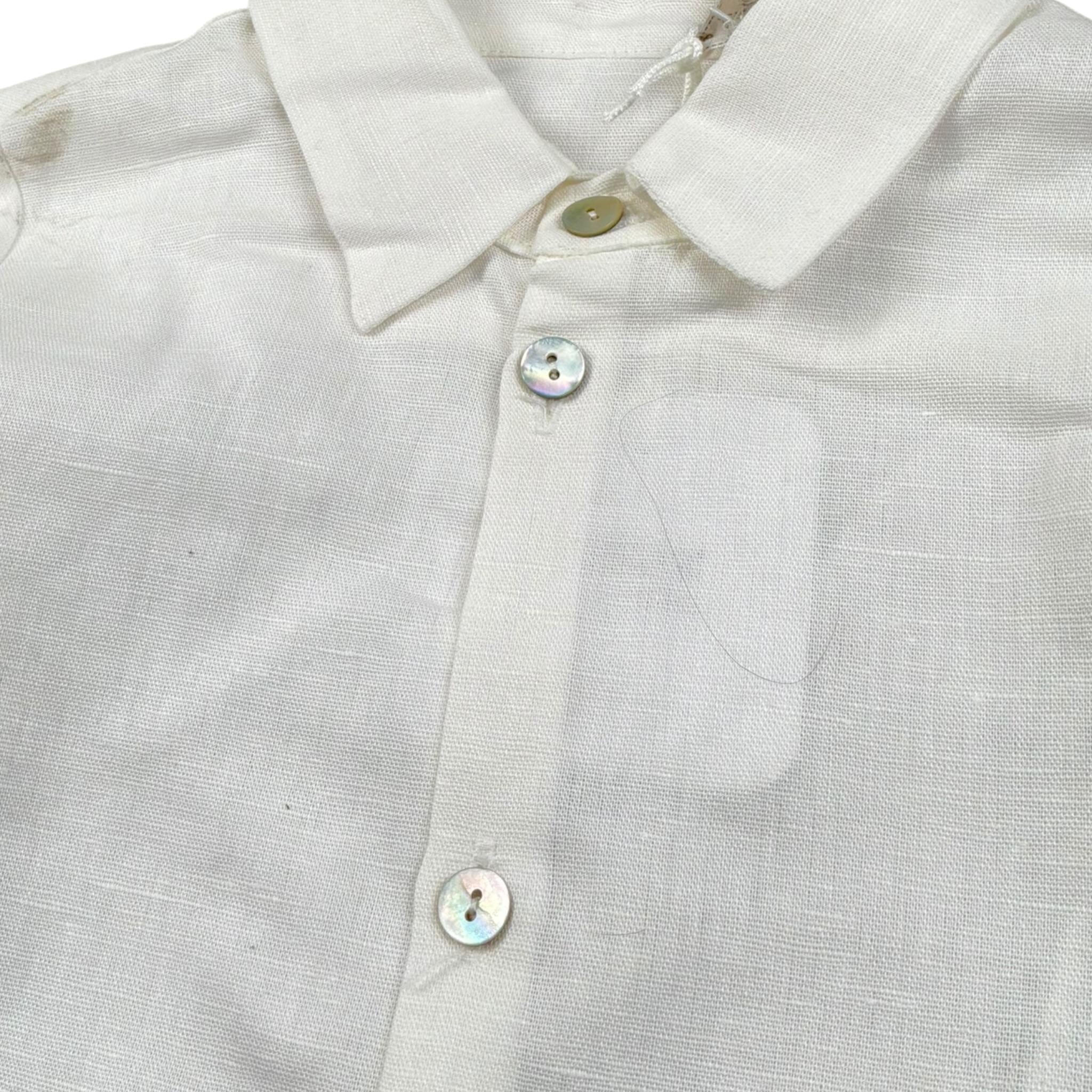 Seerose Camicia Tinta Unita Manica Lunga per Bambino SOLI BIANCO SEEROSE 