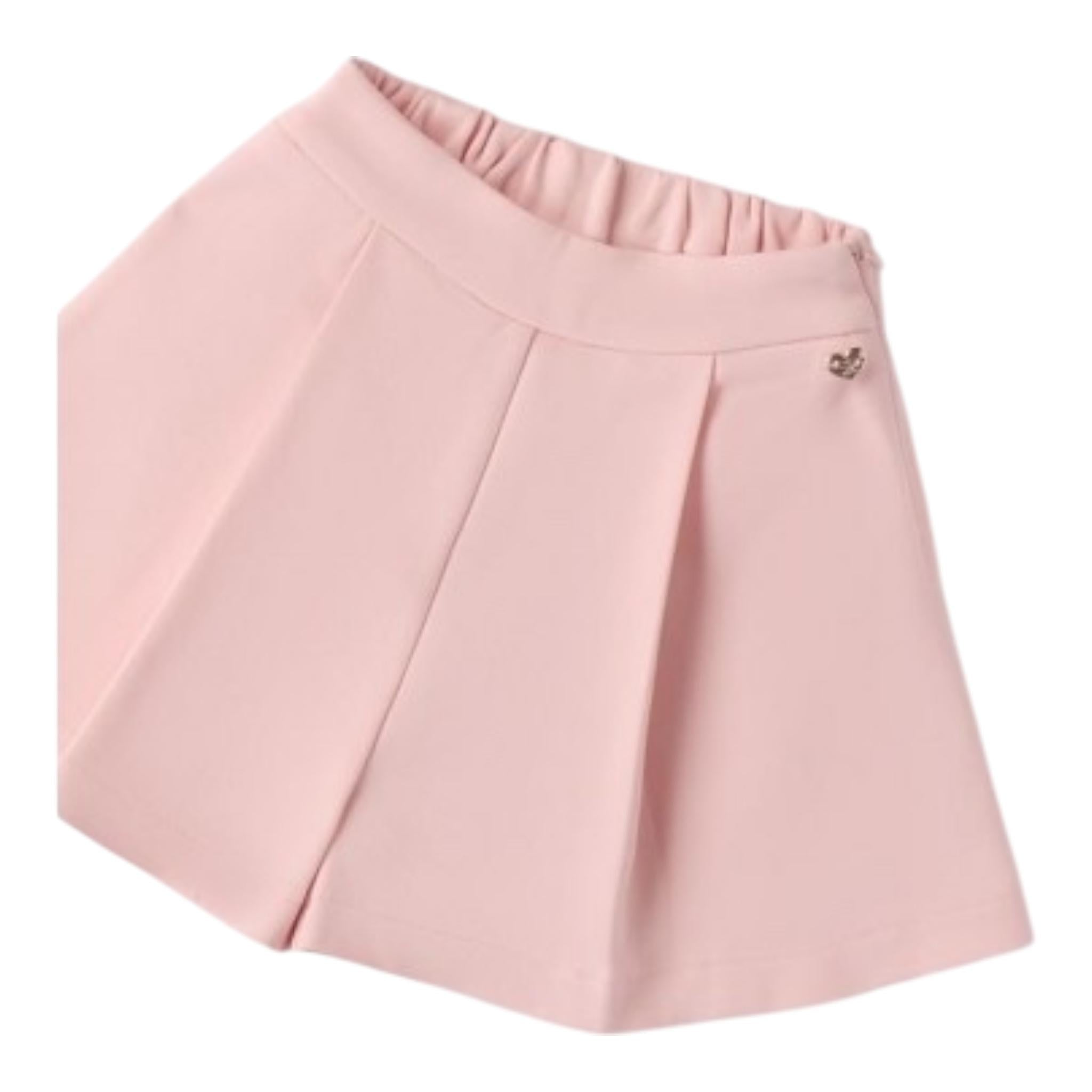 SARABANDA short tinta unita con elastico in vita Rosa per Bambina 0A256X ROSA SARABANDA 