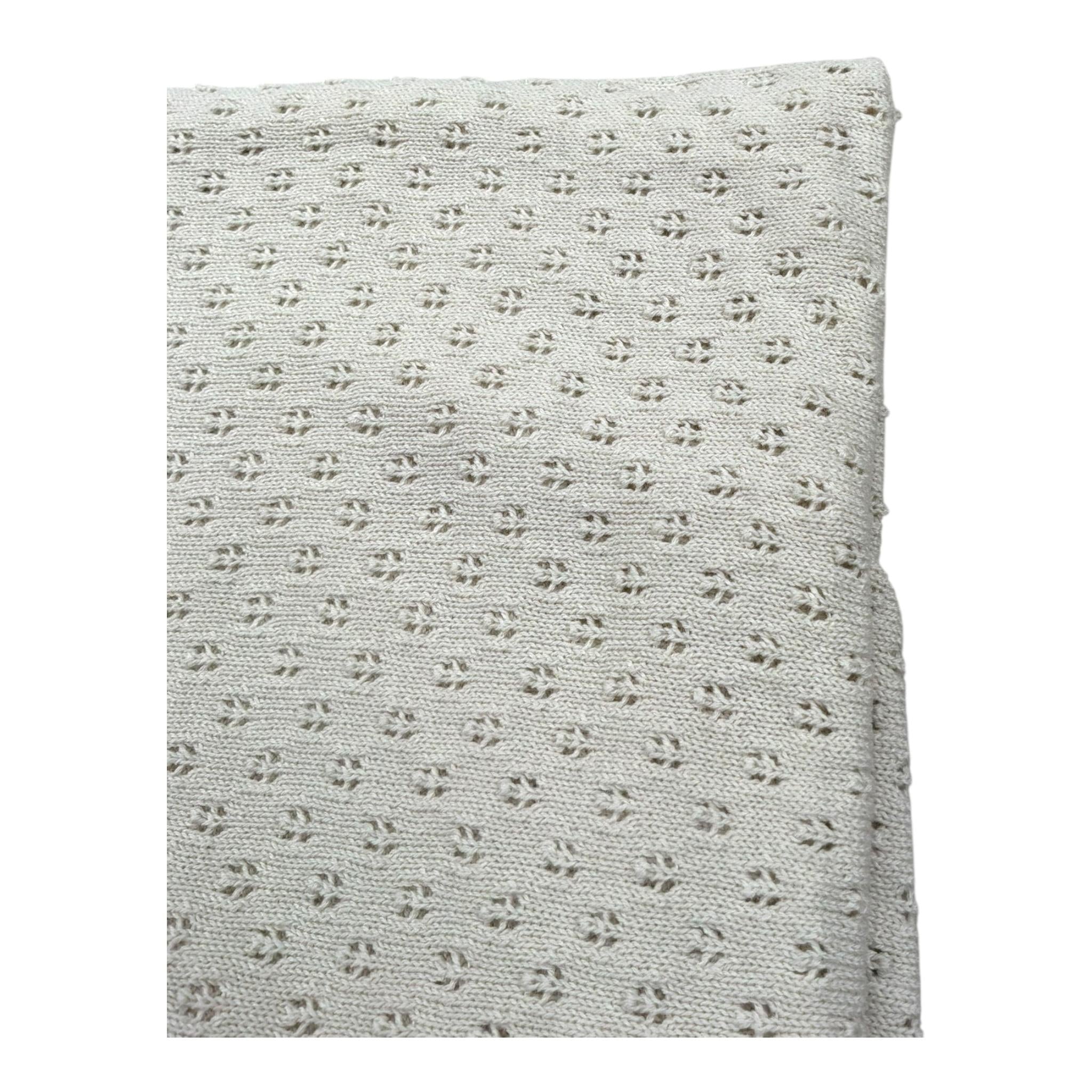 Wedoble Coperta Tinta Unita con Ricami per Neonata V2405306A BEIGE WEDOBLE 