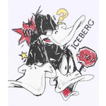 Iceberg T-Shirt Girocollo Tinta Unita con Stampa per Bambino TSICE5107J BIANCO ICEBERG 