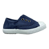 Chipie Sneakers Einfarbig mit Kontrastsohle Blau für Neugeborene
