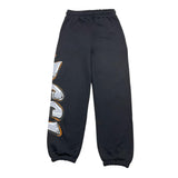 DISCLAIMER pantalone tinta unita modello tuta con stampa Nero per Bambino 24IDK58221 NERO DISCLAIMER 